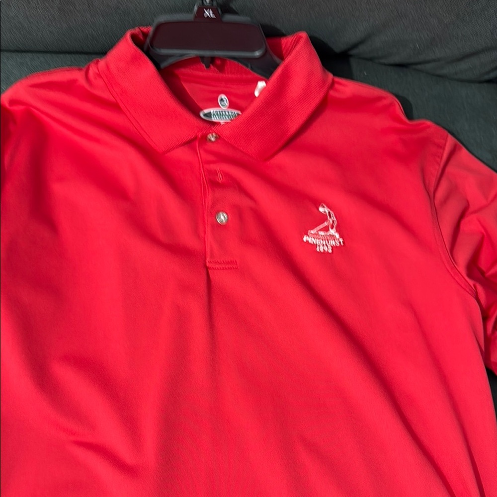 Antigua Vibrant Red Polo Shirt
